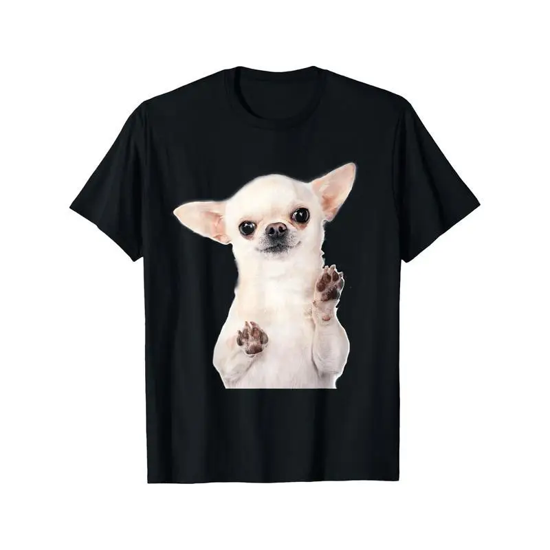 

Cute Chihuahua Dog T-Shirt Funny Pet Lover Graphic Tee Unisex Casual Top for Animal Fans, Dog Mom or Gift Idea S-3XL