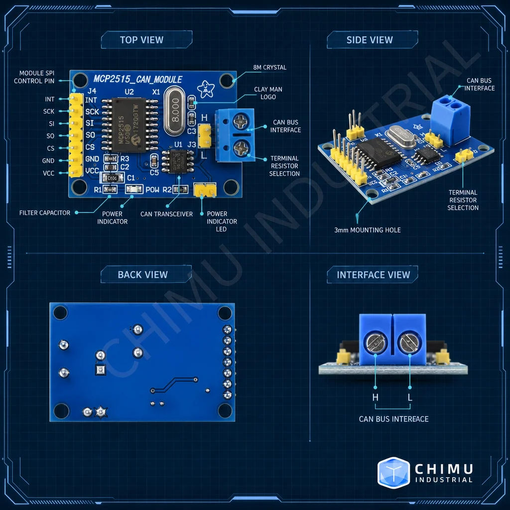【CHIMU INDUSTRIAL】โมดูล MCP251 - Raspberry Pi บทวิจารณ์และราคา