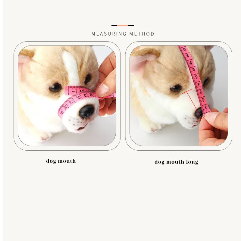 New Adjustable Dog Mouth Mask Breathable Anti-Biting Pet Muzzle Cover for Small Medium Large Dogs Pets Accessories XS-XXXL