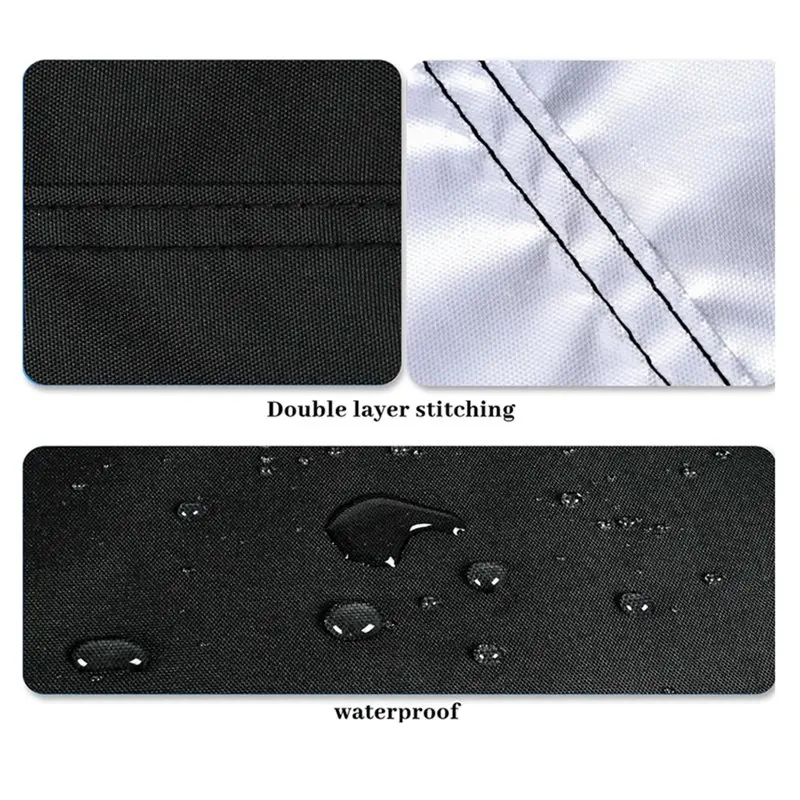 【SPECIAL】Oxford Swimming Pool Cover 210D Rectangle Pool Covers Frame Winter Dust For All Above Ground