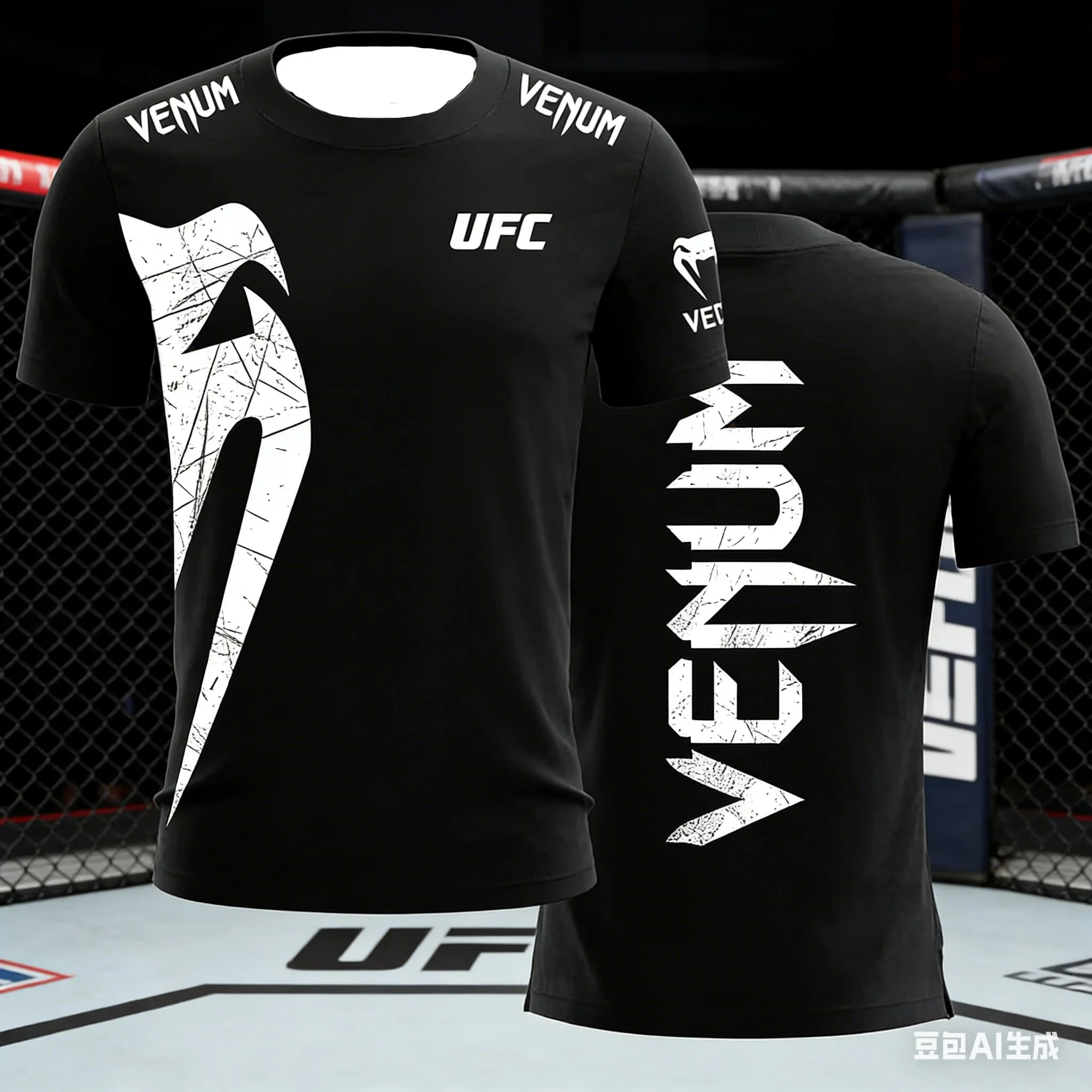 New Men's Ufc Black…