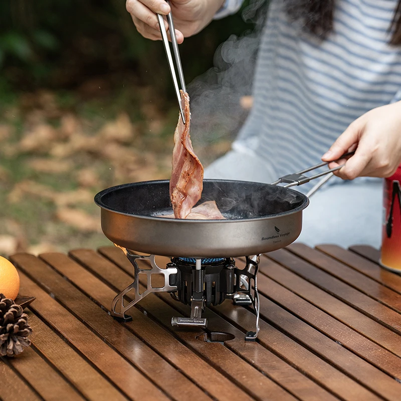 Boundless Voyage Outdoor Camping Folding Gas Stove with Lgniter Portable Foldable Aluminum Alloy Cooker 3500W BVS02