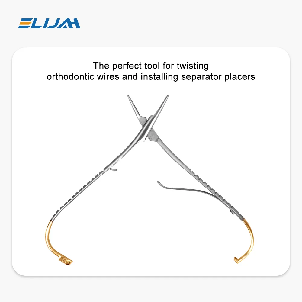 Standard Dental Needle Holder Tweezers Orthodontic Instrument Dentistry Product Stainless Steel Mathieu Needle Holder