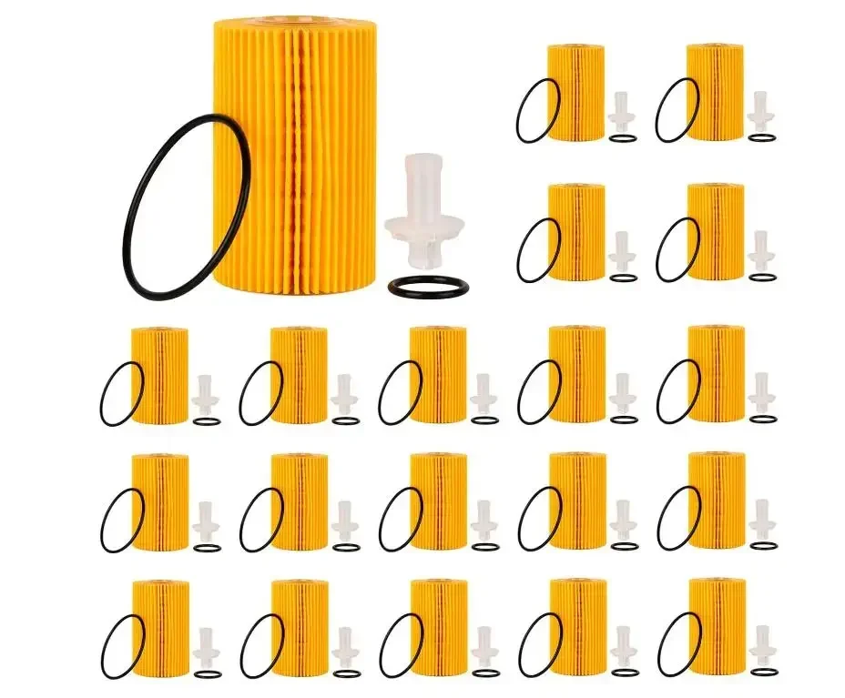 High Quality 04152-YZZA4 Oil Filter for Toyota Land Cruiser, Sequoia, Tundra (2008-2022) - Replaces 04152-38020, 04152-51010 (Se