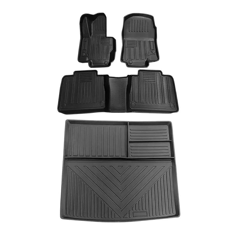 

Modification TPE Floor Mat Suitable for Mercedes-Benz GLE 2019 + Left Rudder Car Floor Mat Trunk Pad Waterproof