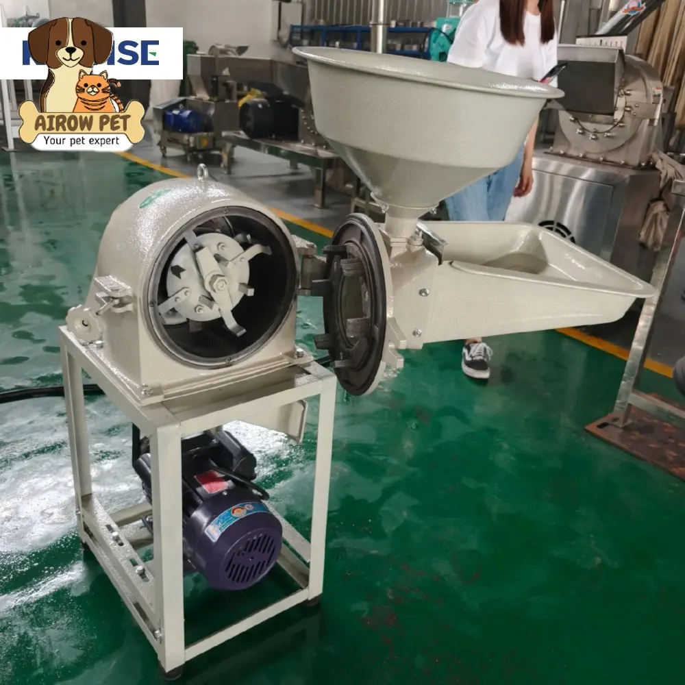 AIROW Compact Claw Grain Crusher Electric and Diesel Models Single Inlet and Double Inlet for Corn and Grain