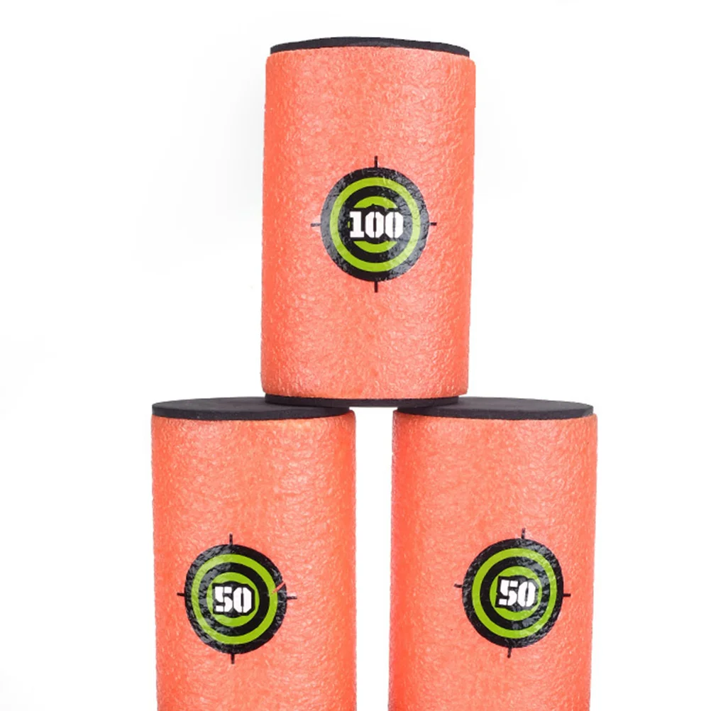 

6pcs 6X9.8Cm Eva Target Cans For Shooting Practice Safe Soft War Game Kids Outdoor Targets