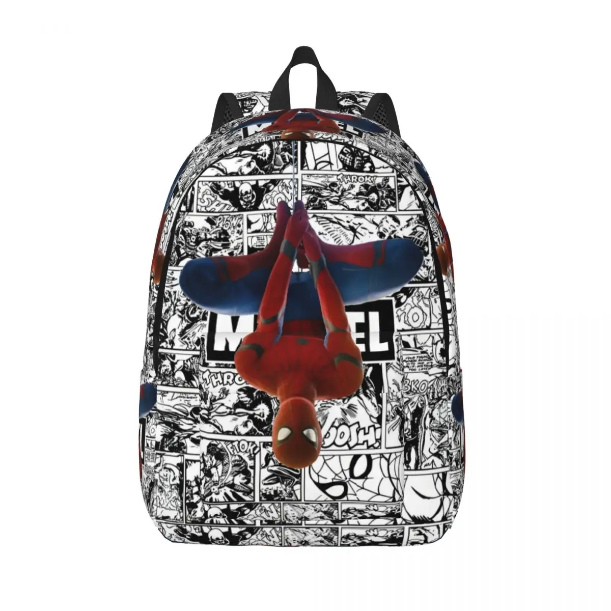 

Spider Man Backpack Cartoon Student Schoolbag Kids Daypack Travel Bag