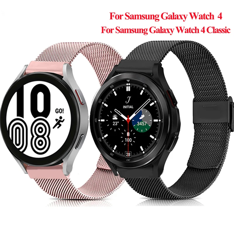 

Metal Strap For Samsung Galaxy Watch 4 40mm 44mm 3 45mm LTE Bracelet For Galaxy Watch4 classic 46mm 42mm Gear S3 Correa Belts