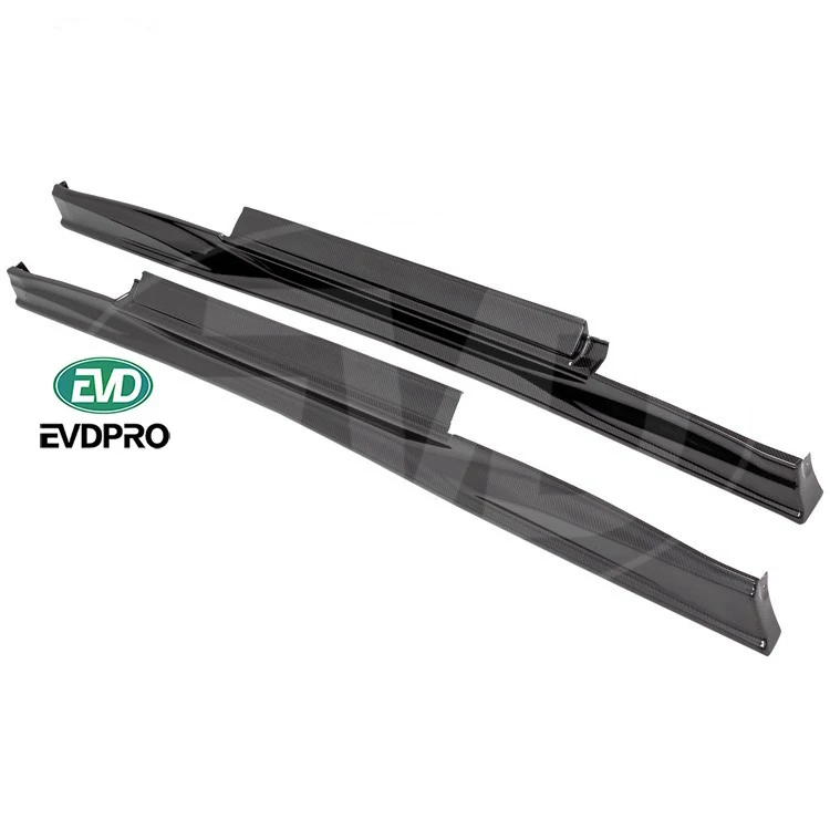 

For Nissan GTR R35 2008-2019 Top Secret Style Carbon Fiber Side Skirts