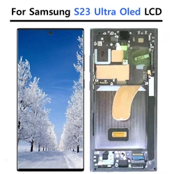 6.78'' Super S23Ultra LCD Screen For Samsung Galaxy S23 Ultra LCD Display Touch Screen Digitizer Assembly Replacement