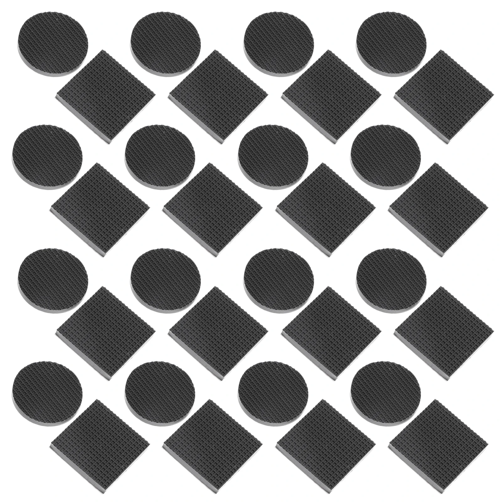 

32pcs Table Leg Protectors Chair Foot Pads 25 4mm Silicone Anti Skid Furniture Sliders for Home Office Black Round