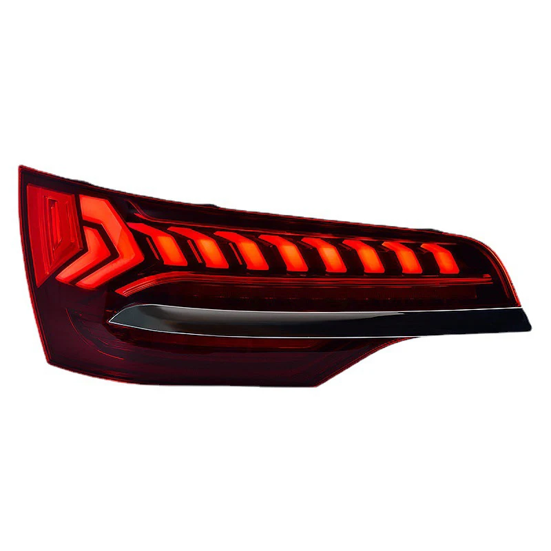 Taillight For Audi Q7 2006-2015 Tail Lights With Sequential Turn Signal Animation Brake Parking Lighthouse Facelift