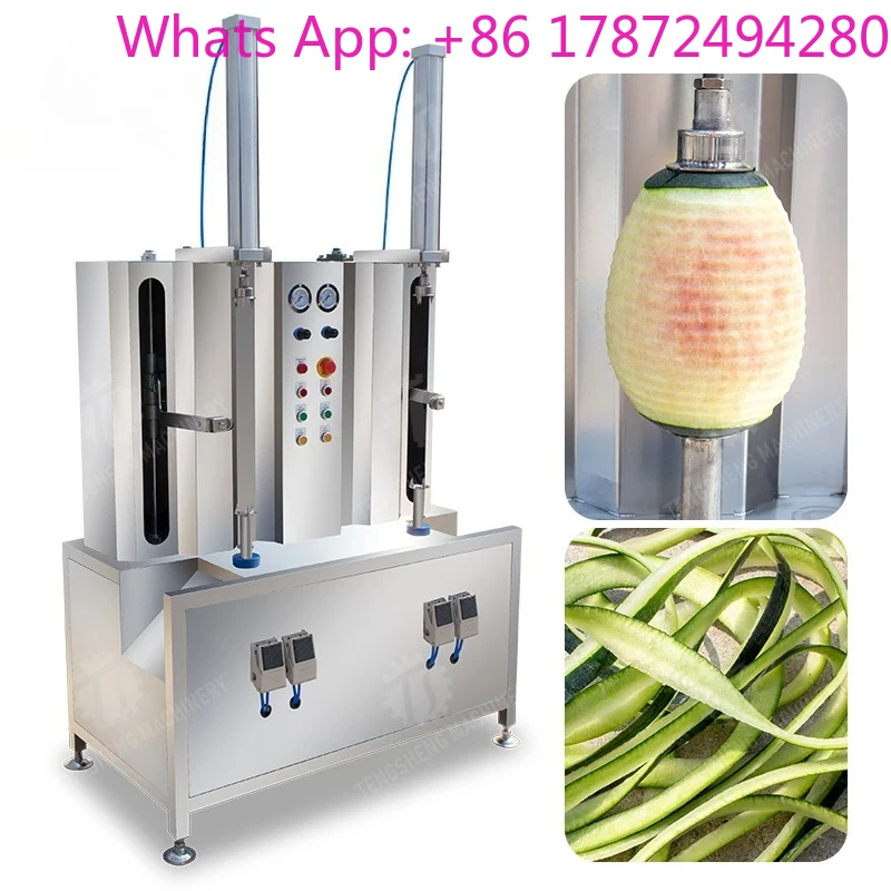 Multi-Melon Automatic Peeling Slicing Machine for Watermelon Coconut Pumpkin