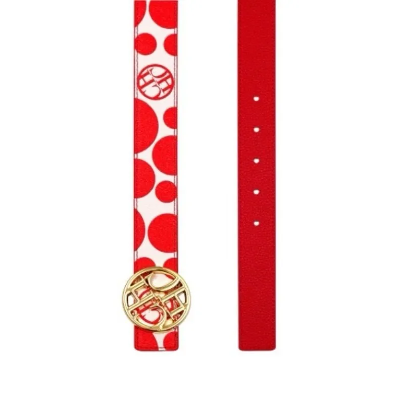 Spot Letter Pattern Belt Dual Size Double Sided Waist Strap Unisex Adjustable Hot Sale Fashion​