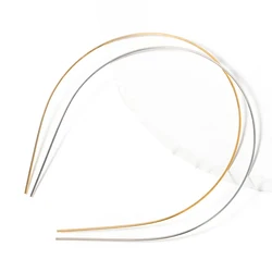 10pcs 1.5mm Metal Headband Base Hairband Wire Rims Hoop for Headwear DIY Bride Wedding Hair Accessories