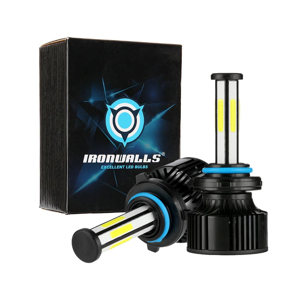 Series F-A9 Six-sided COB Chip LED Headlight Bulbs Integrated LED Car Light 2000lm*2 9005 9006 9007 H4 H7 H11 H13 9145 9140 LED Bulbs