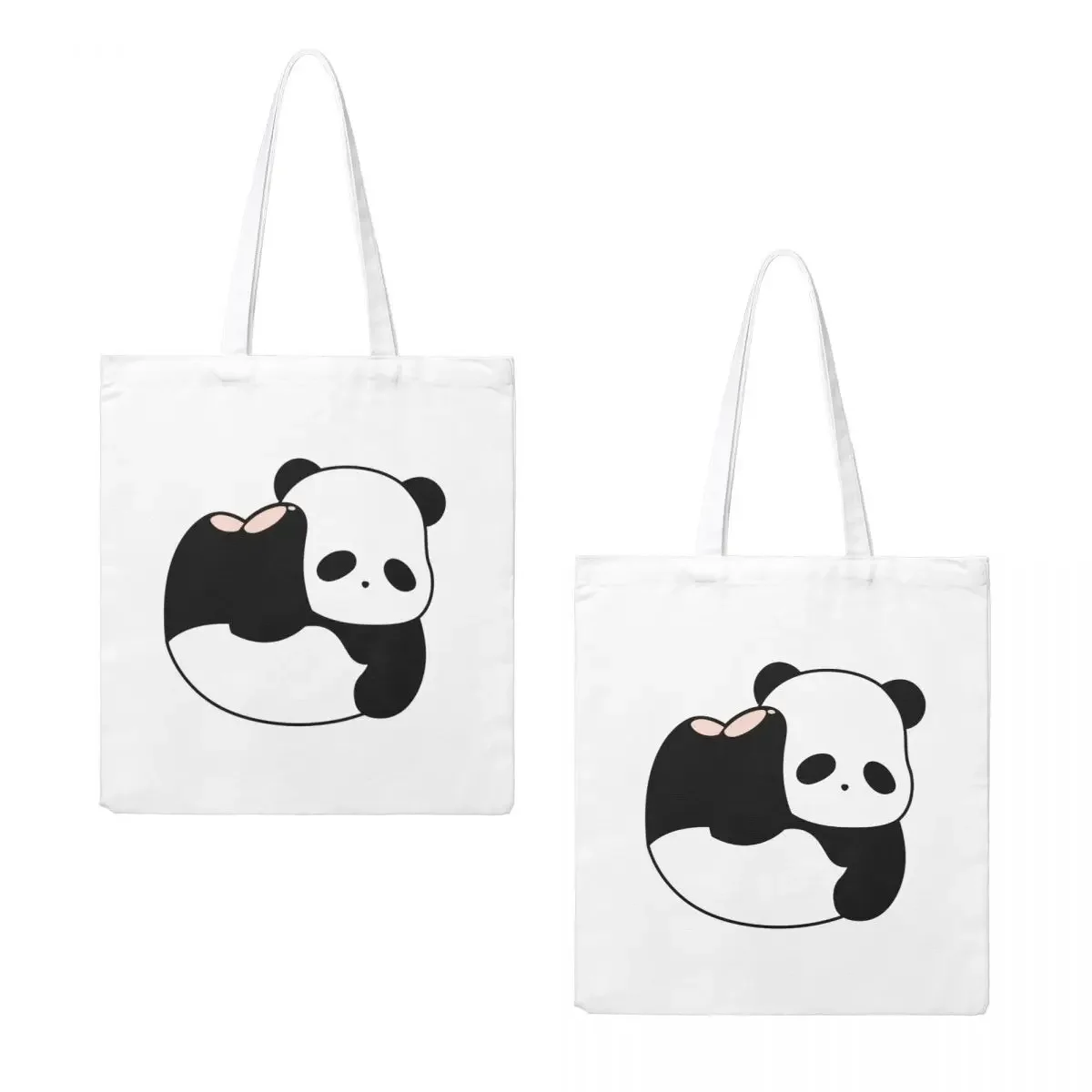 Vrouwen Canvas Schoudertas Kawaii Casual Grote Capaciteit Handtas Voor Dames Winkelen Print Herbruikbare Mode Tassen 615473197