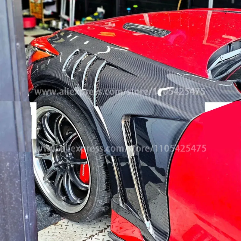 2pcs carbon For Kia Stinge fenders lossless replacement Body kit spoiler