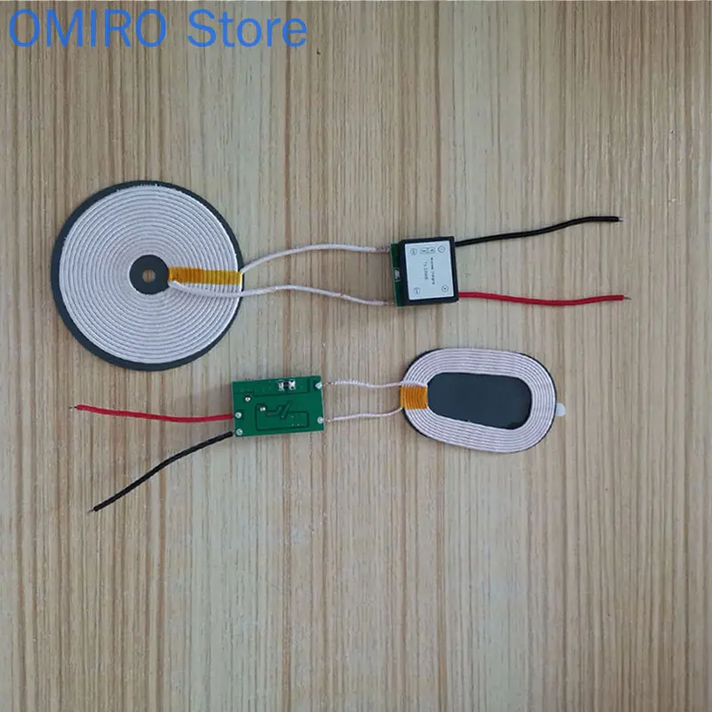 

12V / 2A Output Receiving Elliptical Coil Wireless Charging / Power Supply Module