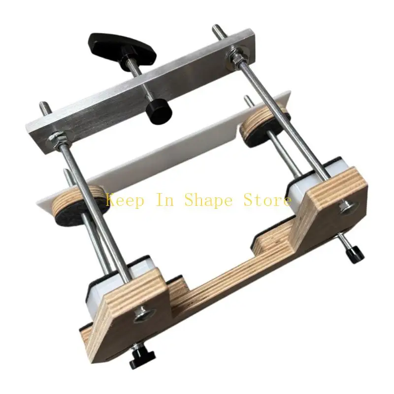U1JC Guitar Neck Repair Clamp Tool with Adjustable Threaded Rod Support Frame for Maintenance Area Disassembly Work and Body