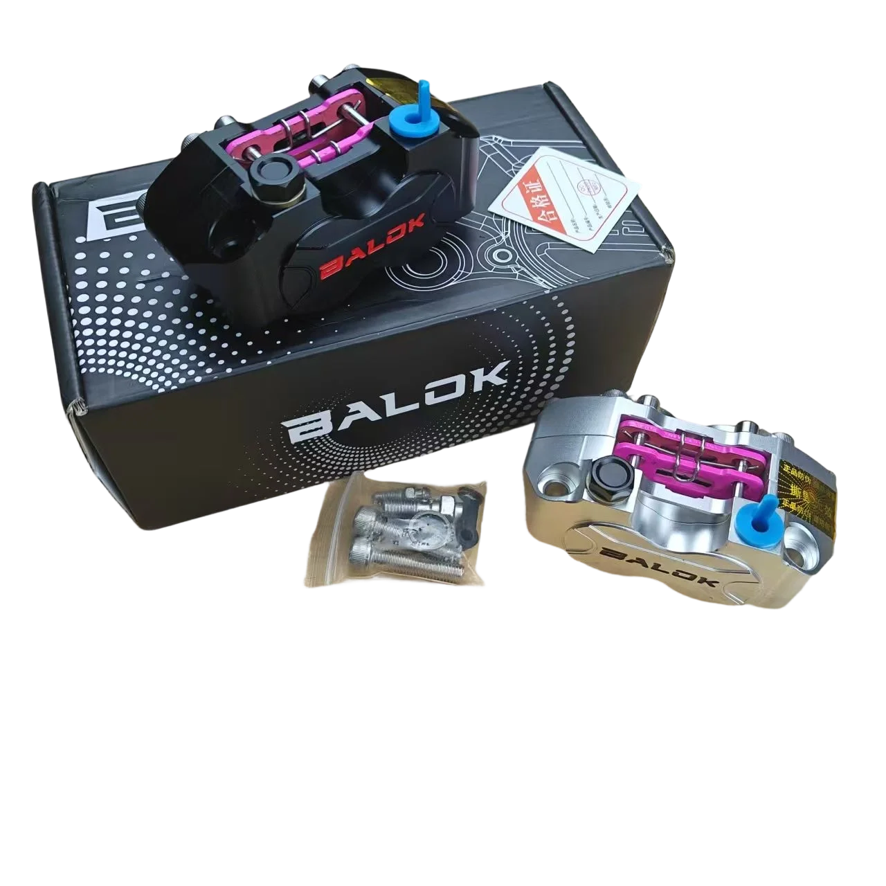 

Motorcycle Brake Caliper 4-Piston Performance Small Radial Front/Rear for 200/220mm Fit for Yamaha Aerox Nitro RSZ JOG