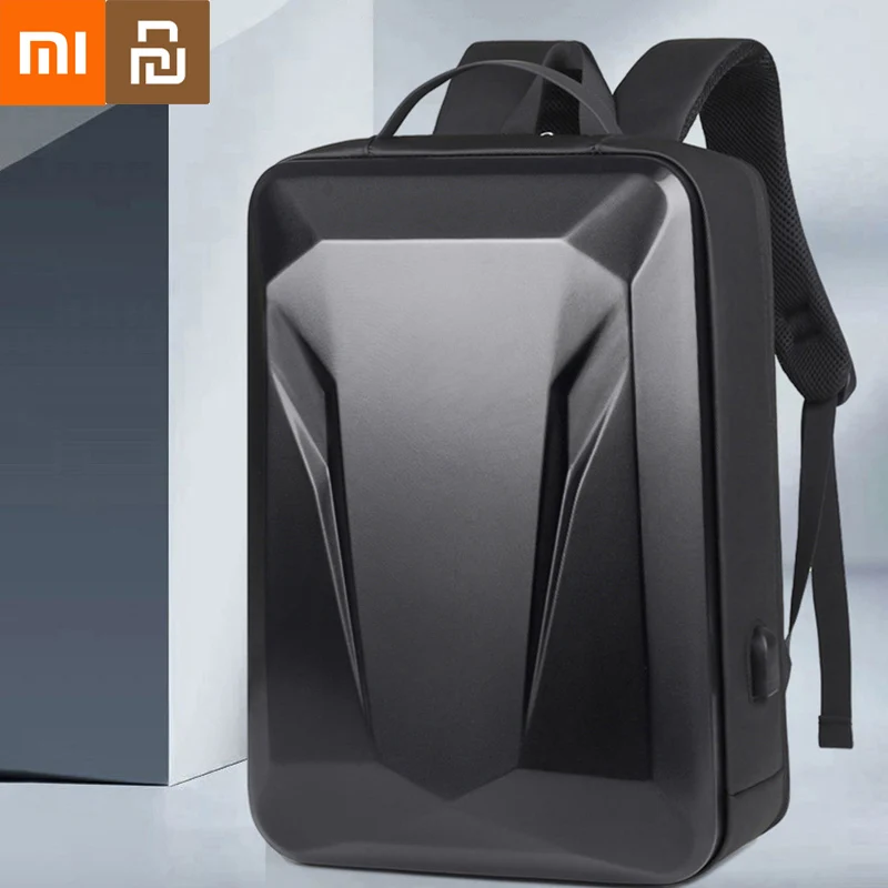 

Xiaomi Youpin E-Sports Backpack Hard Shell Anti-theft Lock Waterproof Game Laptop Male Computer Package Travel Backpack Gift New