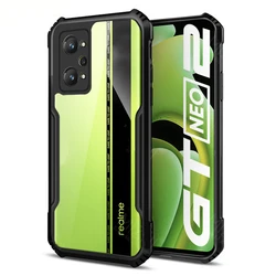 Transparent Acrylic Heavy Duty Back Cover For Realme GT Neo 2 G T Neo2 GTNeo2 Case Armor Shockproof Coque