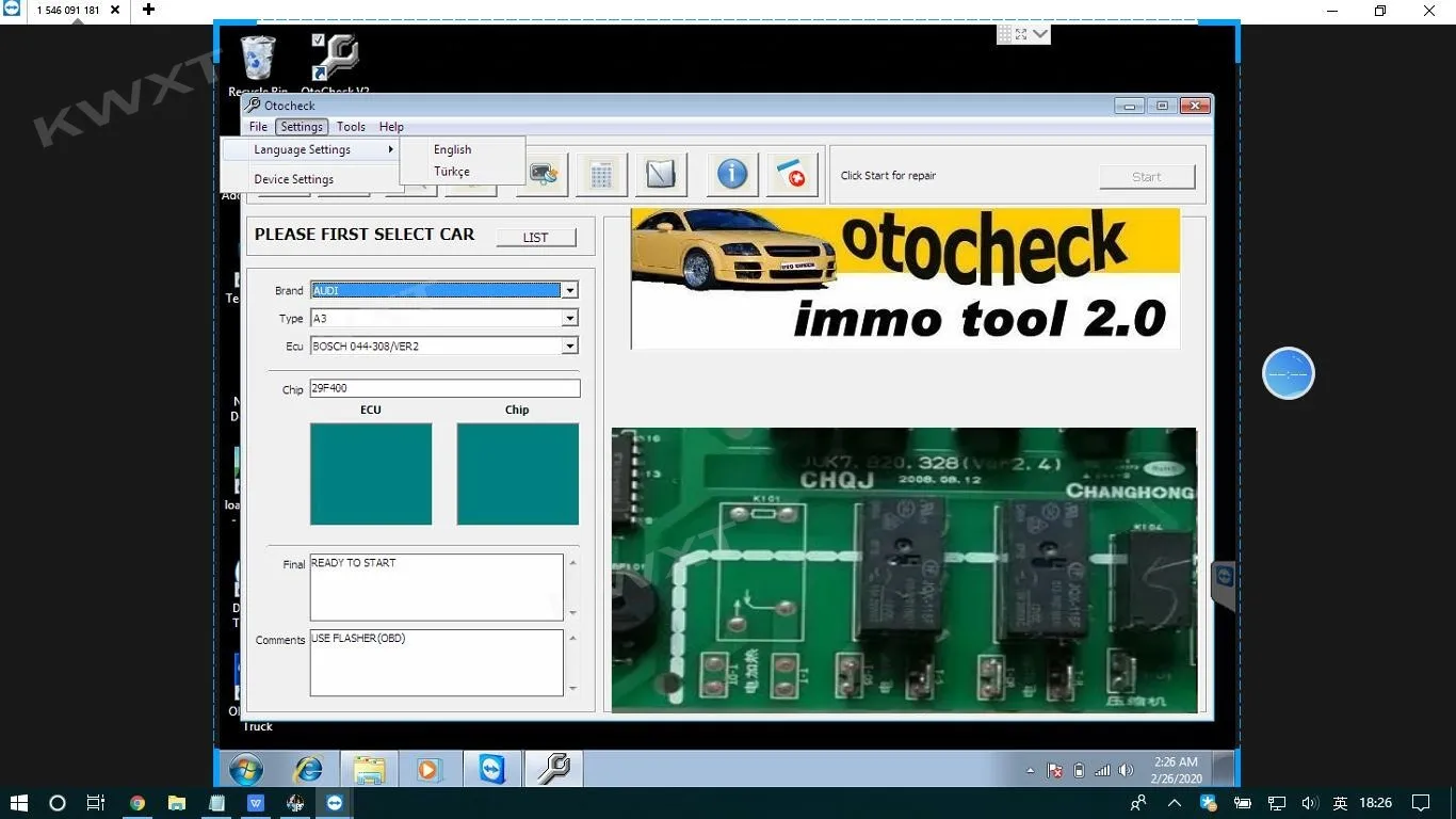 Immo Software Otochecker 2.0 OTO Checker Cleaner Advanced Immo Repair System for Immobilizer Otochecker Software  Oto checker