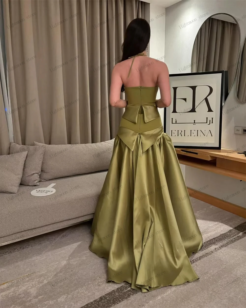 Graceful Evening Dresses Simple Satin Prom Dress Sleeveless Backless Robes Charming Vintage Customized Vestidos De Noche 2026