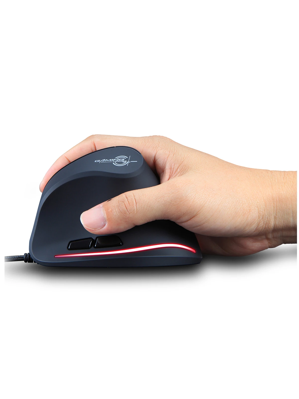 Zelotes T20 Programmable Optical Mouse Upright Mouse 6-key DPI Adjustable Computer Office/Gaming Mouse