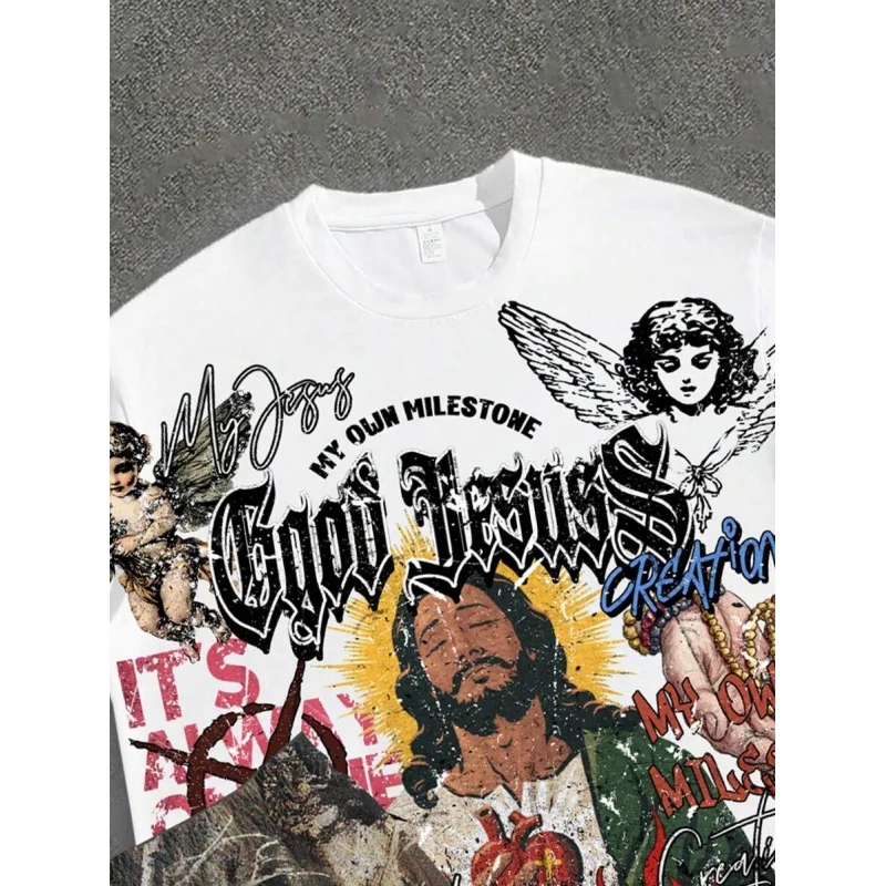 Oversized T-shirt Summer Men's Set New Arrival Goods Y2k Clothes Man Clothing Mens 2 Piece Sets Free Shipping Safari Suit Man
