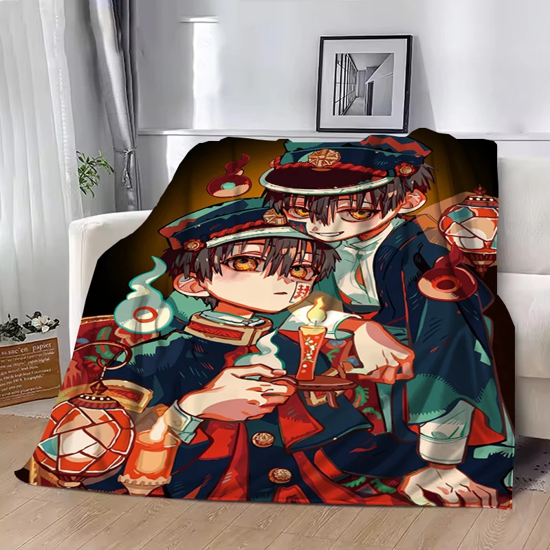 

Anime Toilet-bound Hanako-kun-Cartoon Throw Blanket Luxury Designer Bedding Portable Fluffy Soft Blankets for Decorative Sofa