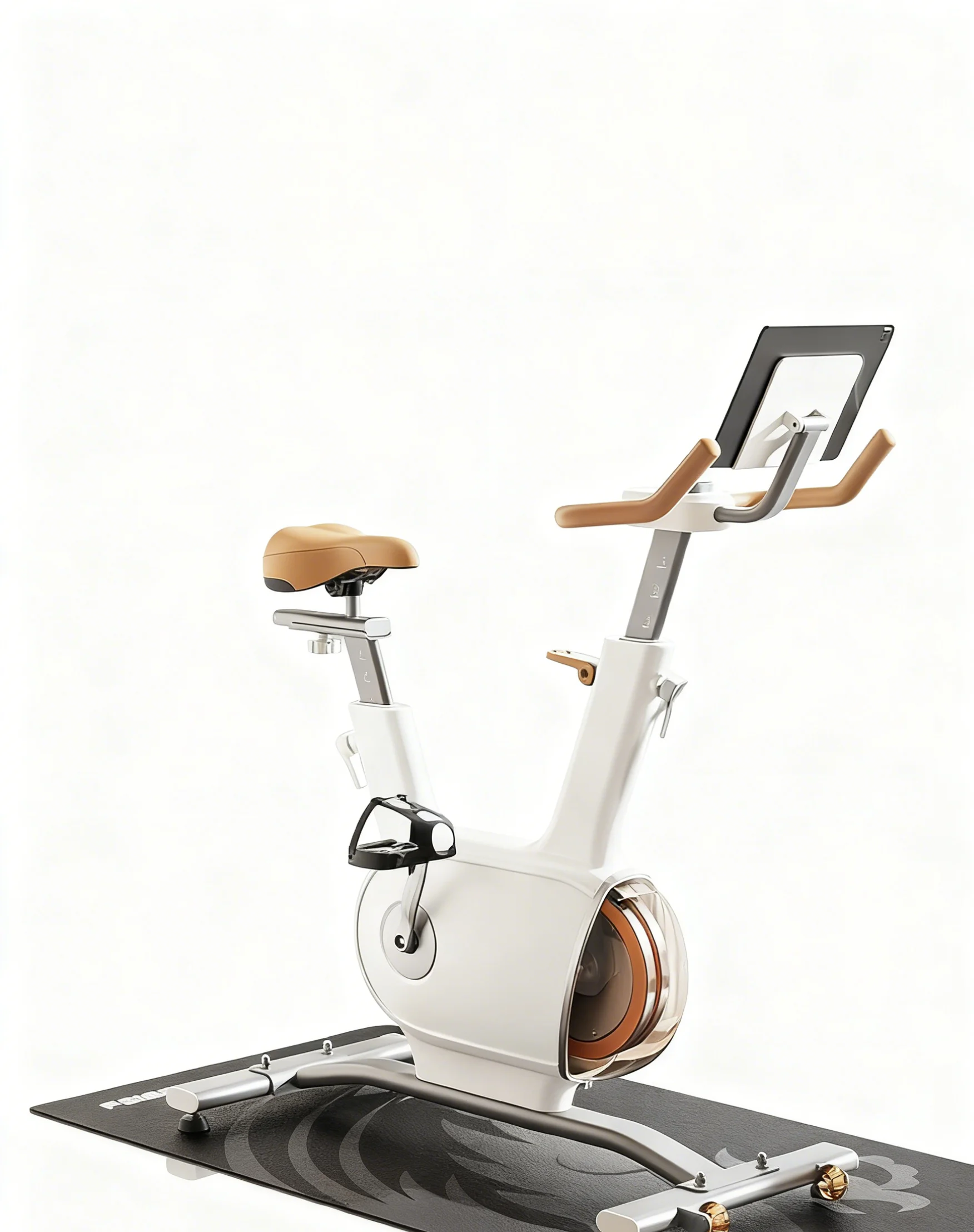 New Arrival Home Upright Steel Stationary Bike Durable Cardio Indoor Adjustable Professional Silent Design LCD Display