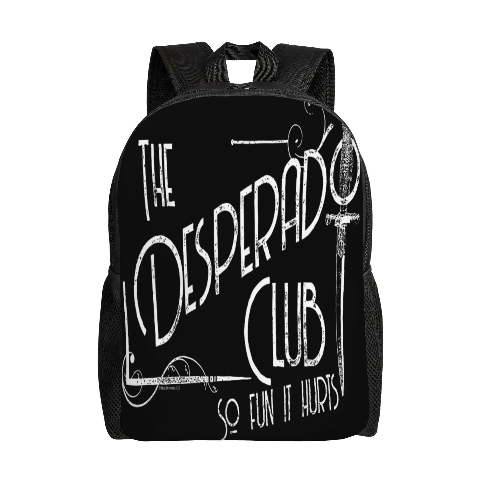 The Desperado Club Backpack  Male Polyester Daily Backpacks Print Casual High School Bags Rucksack