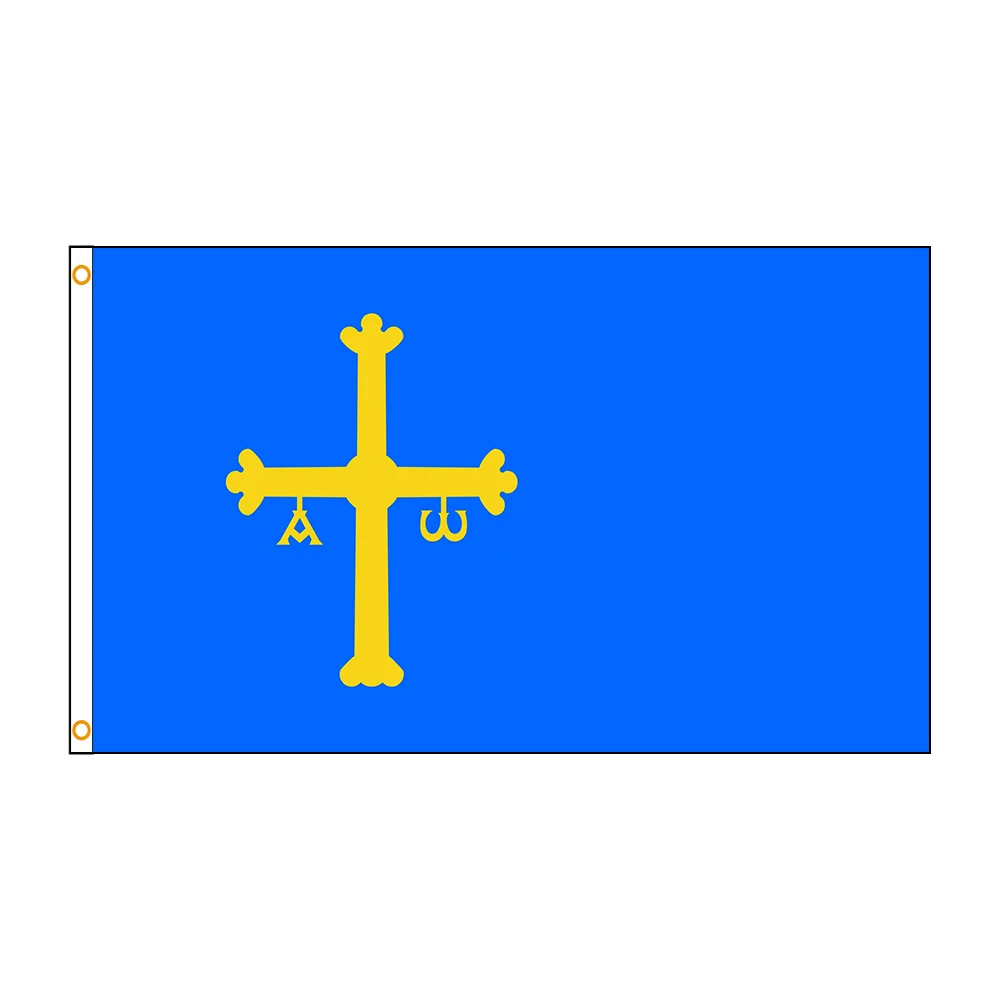 

90x150cm Asturias Flag Autonomous Regions of Spain Banner Decoration FLAGLAND