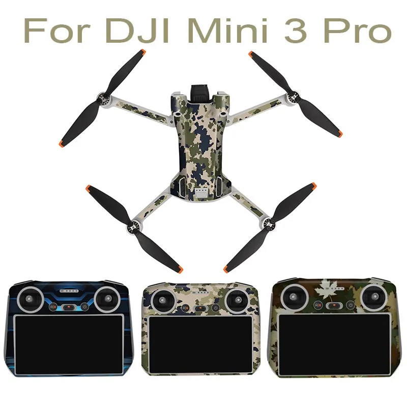 For DJI Mini 3 Pro Sticker RC Remote Control PVC Waterproof Anti-Scratch Film for Mini 3 Pro Creative Cool Colorful Sticker