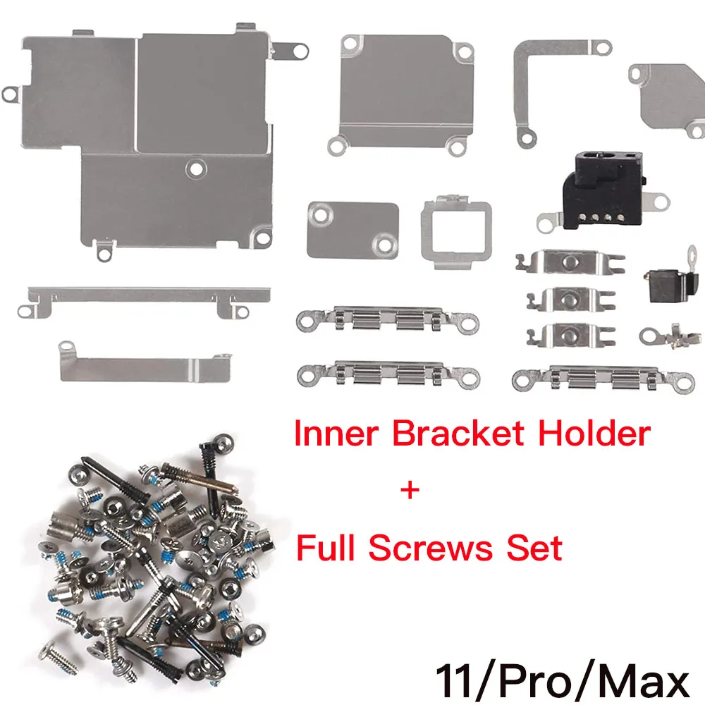 Full Set Inner Metal Bracket Holder And Screws Kit For iPhone 11 11Pro Max Internal Accessories Replacement