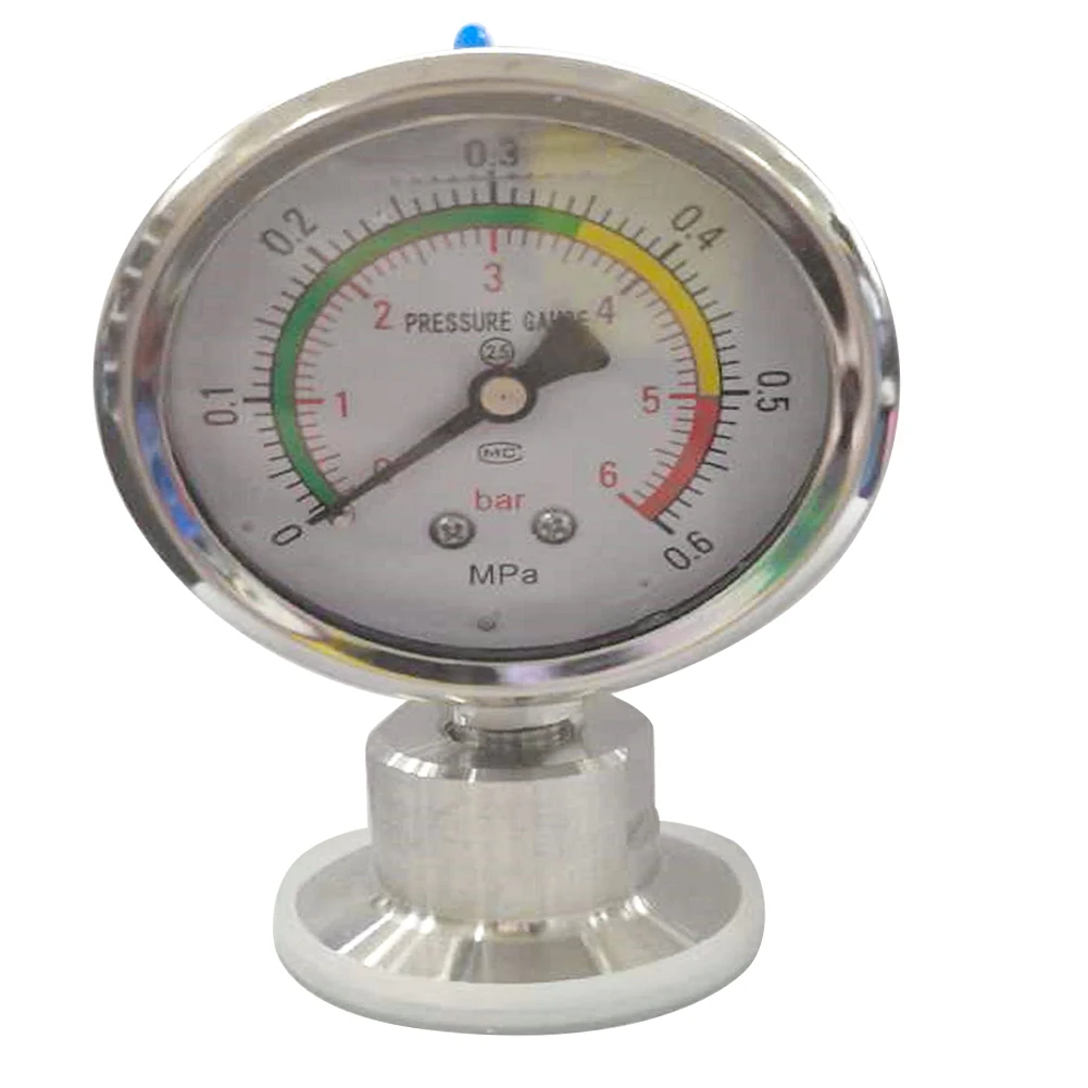 Sanitary Diaphragm Gauge YTP60 with a Measuring Range of 0 0 6MPa Perfectly Suited for Water Treatment Applications