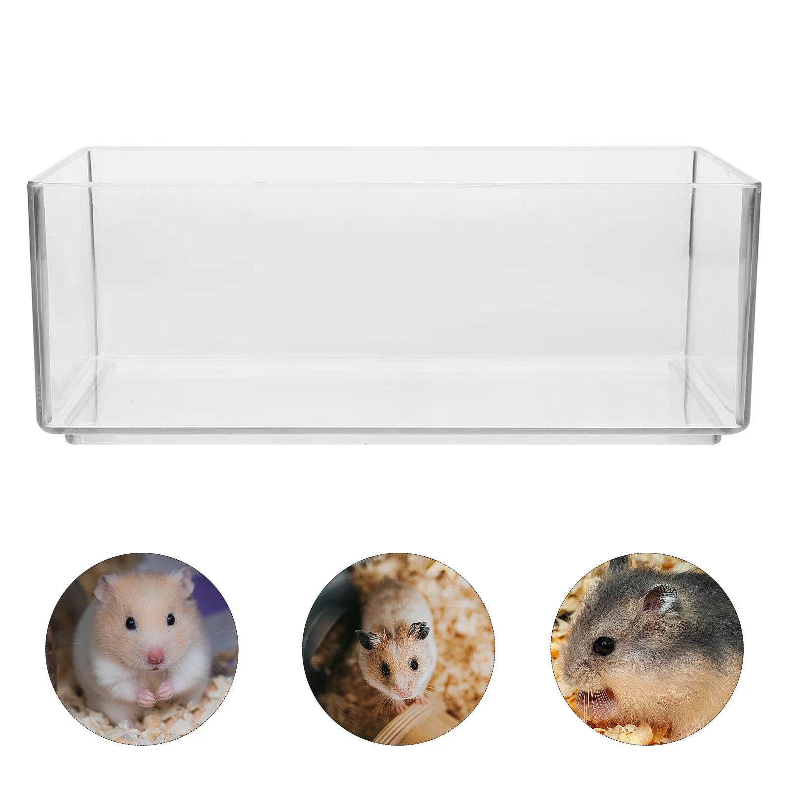 

Hamster Tub Pet Supplies Guinea Pig Bath Basin Supply Sand Bathtub Plastic Washing Transparent Bathroom Small