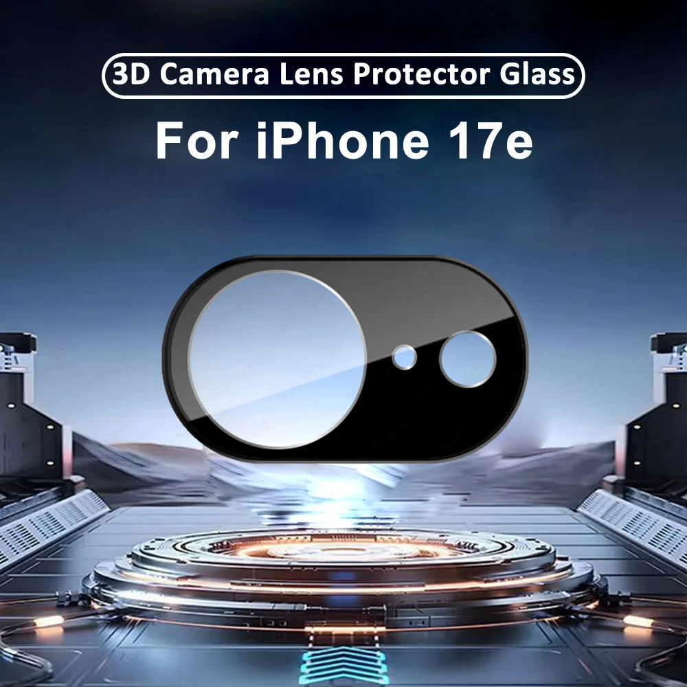 

Защитная пленка из закаленного стекла для камеры iPhone 17e / Apple iPhone 17e / e17 (2026) – чехол-бампер для задней линзы