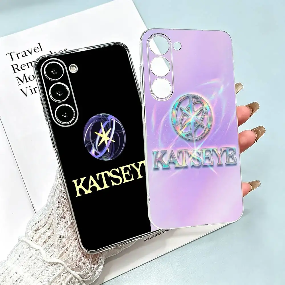 group energetic K-KATSEYE Phone Case For Samsung Galaxy A71,A70,A51,A40,A30,A52 Transparent Cover