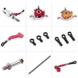 JCZK 3 /4 Blades Metal Main Rotor Holder for Sky Knight Main Shaft Set Feathering Shaft CCPM Metal Swashplate 300C Helicopter