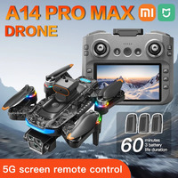 A14 ProMax Drone for Xiaomi 8K HD Camera Quadcopter with Screen 5G WIFI Aerial Photography Obstacle Brushless Remote Control