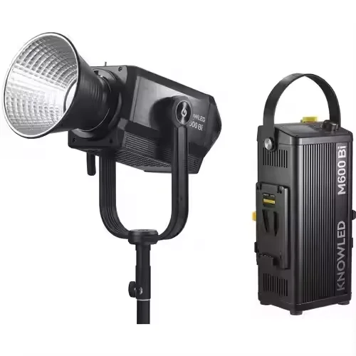 

MSGodox M600Bi Bi-Color LED Video Light 2800K~6500K Plastic Photography Lamp with FX Effects and Remote Control App for Studio
