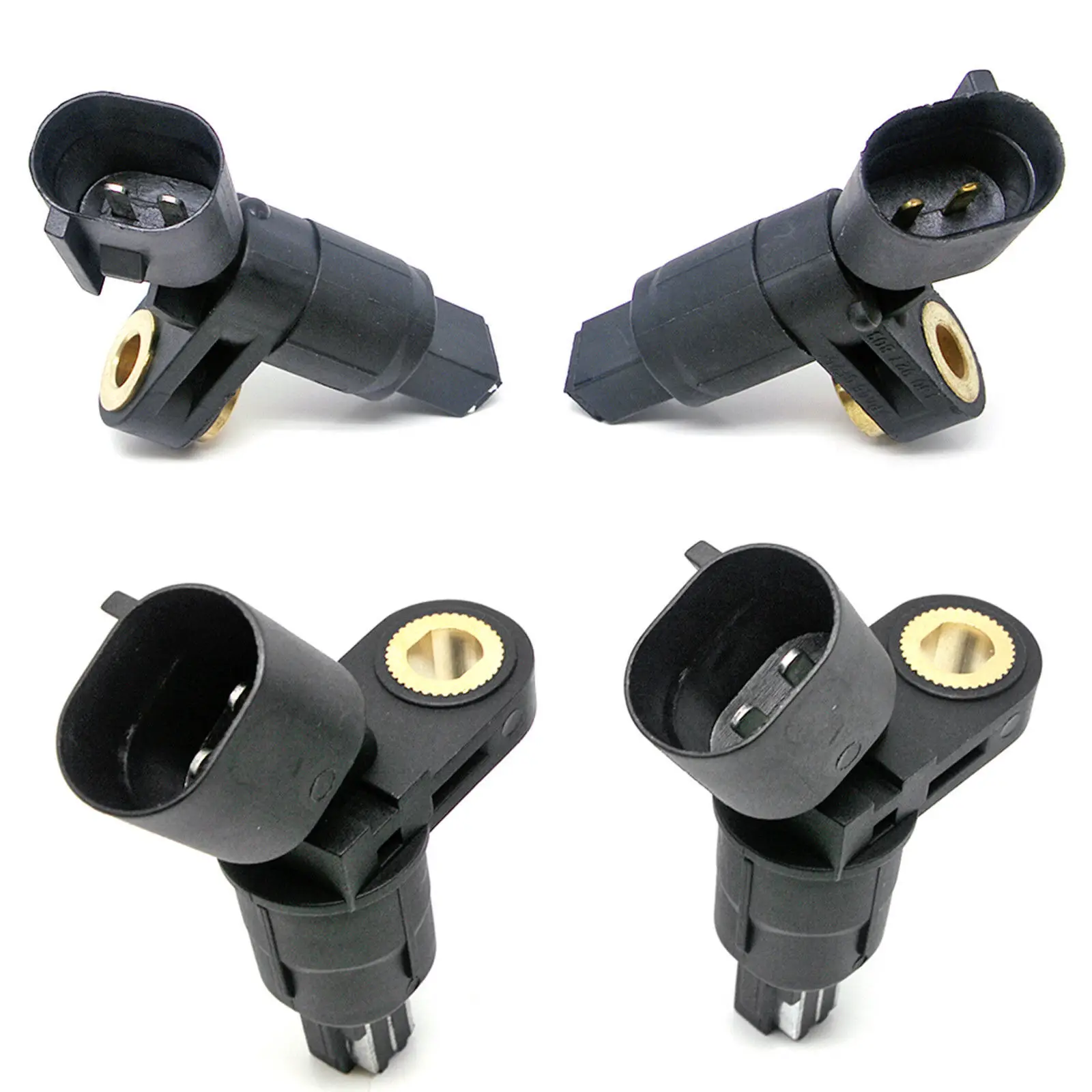 4 x Abs Wheel Speed Sensor Front & Rear for Audi TT VW Beetle Golf Jetta 1H0927807, 1H0927808,1J0927803, 1J0927804, 1J0927807