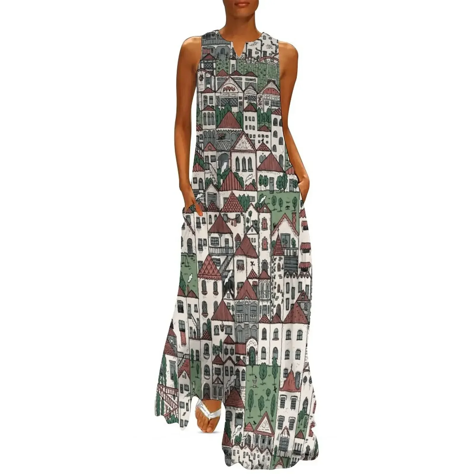 

The Town Long Dress women party dresses women evening dress beach outfits for women summer women's dress 2025