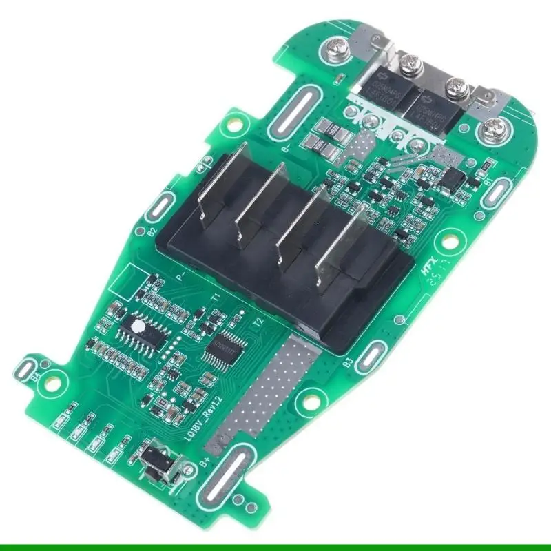 U55C Universal 18V Ion Battery Charging Circuit لوحة دائرة لتثبيت حزمة البطارية 18 فولت ملحق جزء إصلاح البطارية #2