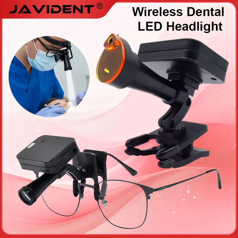

1Set Clip-On Dental Headlight: Magnetic Multi-Function LED Spotlight with Long Battery Life for Dental Instruments