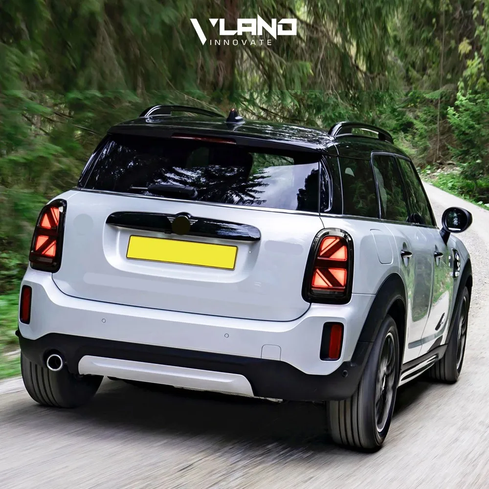 2 قطعة أضواء خلفية LED ل 2017-UP ميني كوبر كونتري مان F60 ث/بدء التشغيل الرسوم المتحركة اكسسوارات السيارات المصابيح الأمامية #3